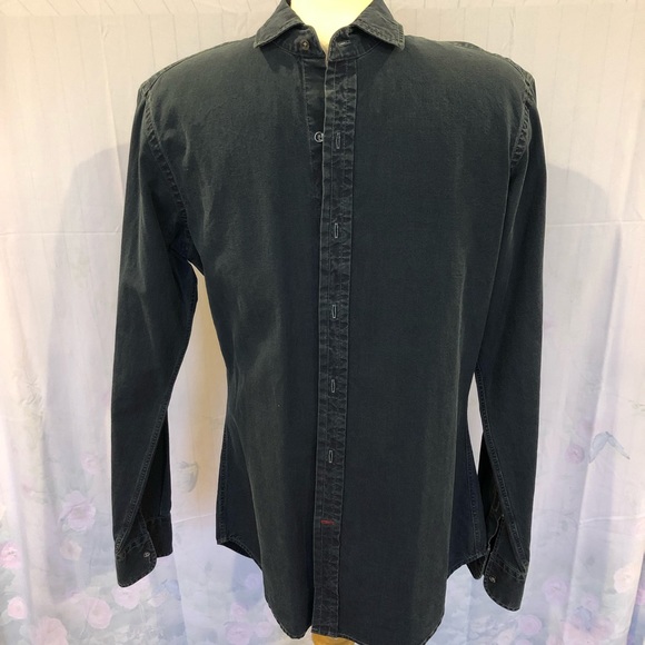 ralph lauren dark denim shirt